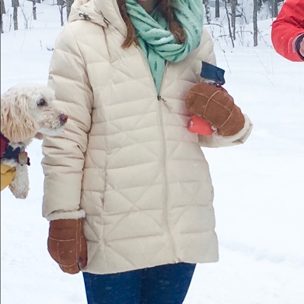 Feather down coat